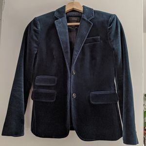 JCrew Velvet Schoolboy Blazer 2P